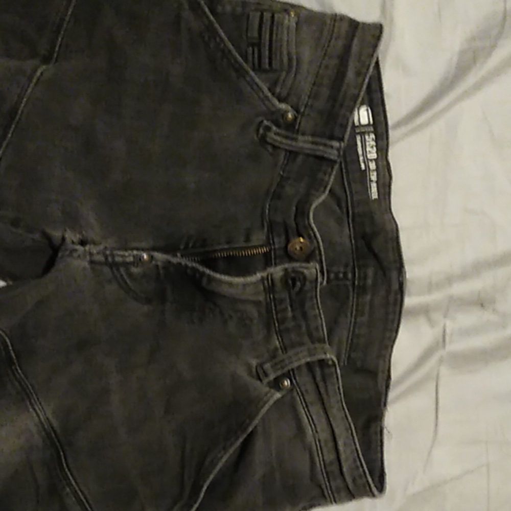G Star Zipper knee Jeans